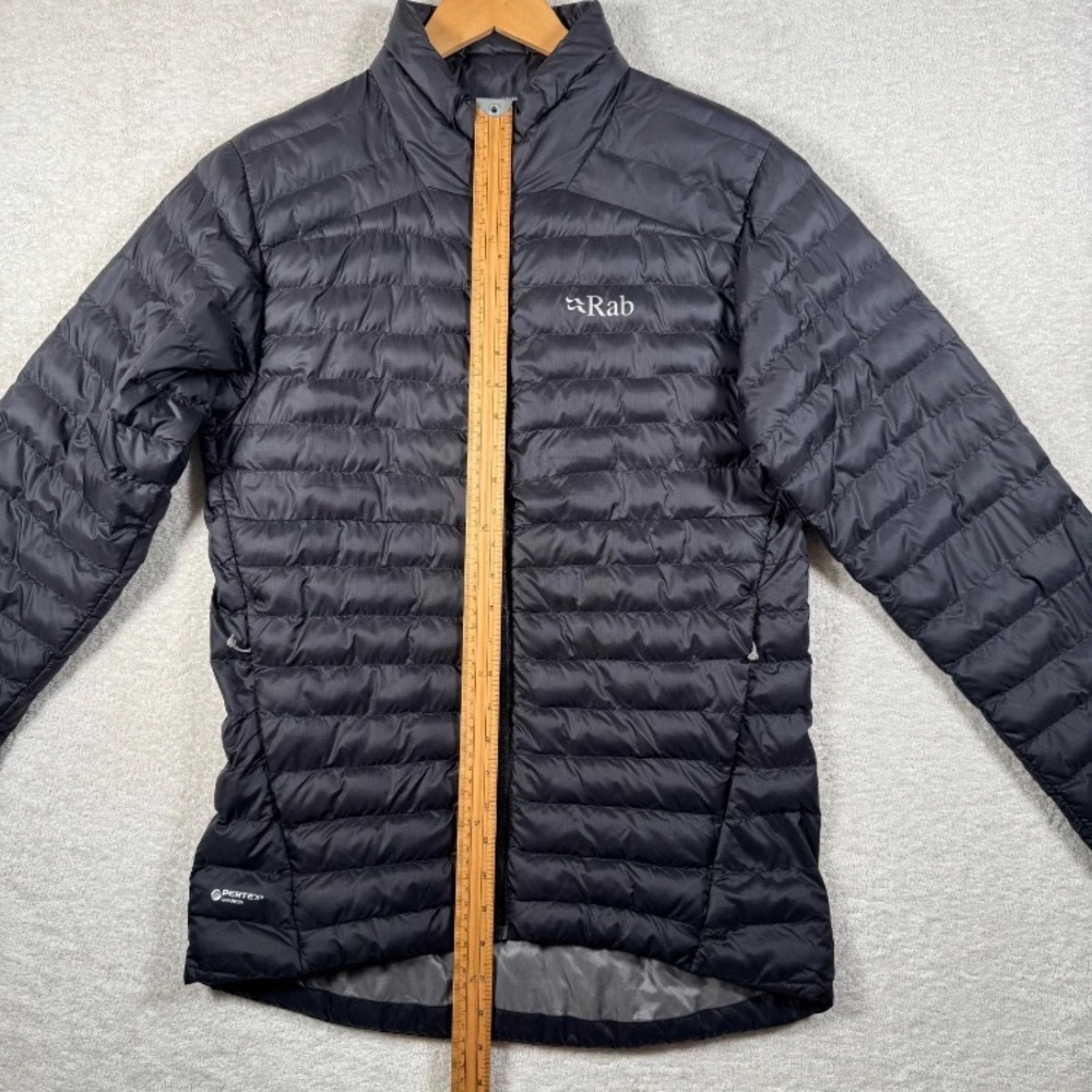 Rab Men’s Microlight Alpine Down Jacket Black Size S Lightweight - Picture 6 of 8